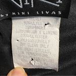 Vtg Niki By Niki Livas Y2K Maxi Evening Dress Sz 8Velvet Top Whimsigoth 90s HOCO Black Photo 7