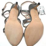 via spiga  "Honour 2" Granite Leather Ankle Heels Photo 7