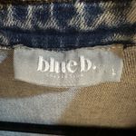 Blue B Collection Denim Wide Leg Jumpsuit Size L Photo 8