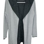 Blanc Noir BNCI grey bicolor wool blend longline cardigan size S Gray Photo 1