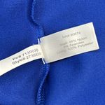 Boston Proper  Blue Cutout Front Short Sleeve Cold Shoulder Midi Dress Womens M Photo 9