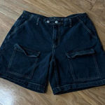 Black Cargo Shorts Size L Photo 0
