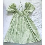 Abercrombie & Fitch  Lime Keyhole Babydoll Mini Dress Photo 5