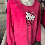 Sanrio Hello kitty Fuzzy bow Coquette Style Pajama Top Photo 2
