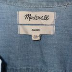 Madewell Oversized Ex-Boyfriend Button Down Shirt Photo 5