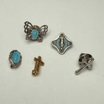 Lot Of 5 Small Brooch / Tack Pins Photo 0