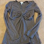 A pea in the pod A Pea in a Pod Women's Maternity Tops - Set of 3 Stripes & Animal Print Small Photo 2