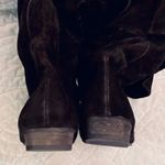 Vegan black suede over the knee boots. VGUC Size 7 Photo 5