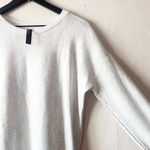 Mondetta  White Jacquard Sweatshirt Women’s Small | Cozy Winter Neutral Photo 9