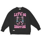 Simply Southern  LET'S GO SHOPPING LONG SLEEVE CREW SWEATSHIRT XL Photo 3