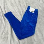 Rag and Bone NEW  High Rise Ankle Skinny sz 26 Blue Velour Photo 0