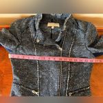 Rebecca Taylor  Tweed Moto Zip Up Jacket Size 0 Photo 10