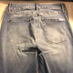 White House | Black Market LAST CHANCE π WHBM The Slim Crop High Rise Jeans with gold beading, size 10 Photo 3