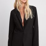 NA-KD  Fitted Blazer Black NWT Photo 0