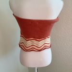 American Eagle  Outfitters Cropped Chevron Crochet Tube Top Size XL Boho Photo 2