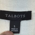 Talbots  White Button Cardigan 100% Linen Sweater Size Small EUC #5760 Photo 5