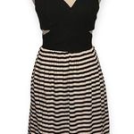 Depri small black and white striped dress Photo 0
