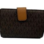 Michael Kors Brown Signature Card Holder / Wallet Photo 1