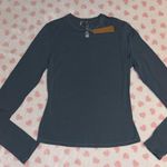 SKIMS cotton jersey long sleeve kyanite Size medium New with tag Photo 1