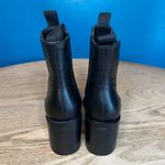 Tony Bianco  Hampton Black Leather Point Toe Chelsea Ankle Boots Women's Size 6.5 Photo 2