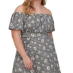Torrid checkered daisy print dress size 1 Photo 0