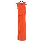 Seraphine Lexington Orange Sleeveless Nursing Maternity Maxi Dress US 4 Photo 1