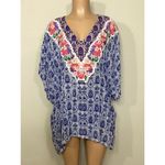 Nanette Lepore New.  blue and pink caftan cover-up. Photo 3