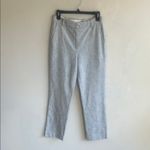 Rebecca Taylor  Straight Leg High Waist Grey Pants Size 4 Photo 1