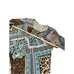 Purple Rain Plus size Womens Plus Size 3X (26/28) Tunic Shirt Animal Artsy Geome Brown Photo 1