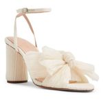 Loeffler Randall Camellia Knot Sandal Ankle-Strap Heeled Pearl Sz 12 New Photo 7