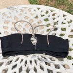 Aerie  black and gold bikini top Bandeau S Photo 4