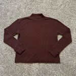 Everlane  dark brown knit mockneck sweater size XS Photo 4