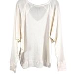 Free People  Dolman Thermal Top Sz M Cream Oversize Boho Fairy Cottagecore NWT Photo 5