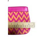 Vera Bradley Large Trimmed Wristlet - Ziggy Zags Pink & Orange New Photo 3