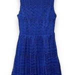 Alya Francesca's Collection Lace Sleeveless Dress Blue Small Photo 0