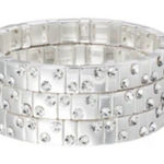 NWOT Roxanne assoulin twinkle little star bracelets set of three Silver Photo 0