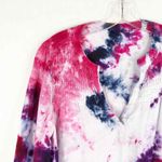 Joie  Small Top Handmade Tie Dye Passion Fruit‎ Pink Purple White Linen 1531 Photo 2