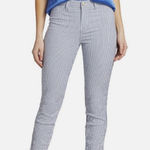 L'Agence  Mandy High Rise Striped Cotton Pants blue
White 28 casual fall $200 Photo 0