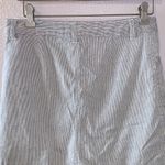Christopher & Banks  blue pin striped mini pencil jean skirt Photo 5