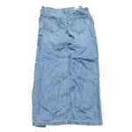 Old Navy  Denim Jean Slim Maxi Skirt Blue Wash Front Slit Womens 6 Small NEW NWT Photo 4