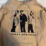 Jonas Brothers Tour Hoodie Tan Size XL Photo 2