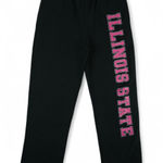 Jansport Illinois State University Redbirds Sweatpants Womens Small Black Pink Joggers Photo 0