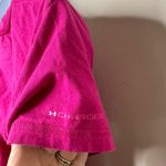 Under Armour Fuchsia Pink Semi-Fitted Short Sleeve Shirt Women's Medium Photo 3