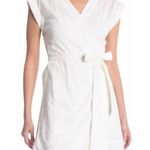 frame denim FRAME Wrap Around Short Sleeve Mini Dress Photo 0