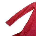 Eileen Fisher Red Orange Pullover Sweater Long Length Merino Wool Size XS Womens Photo 2