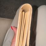 CELINE Vintage Macadam long wallet in beige canvas & leather Photo 8