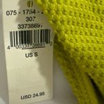 Aerie New AE Womens Sz Small Cheekier Bikini Bottom Waffle In Lime High Cut Photo 2