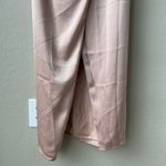 NEW‎ V. Chapman Dress June Rose Pink Satin Strapless Corset Maxi Gown Size 12 Photo 7