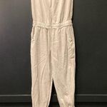 Young Fabulous and Broke Reeve Strapless Jumpsuit Drawstring waist Sea Salt Photo 11