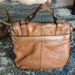Fossil  Maddox crossbody messenger bag in brown leather Photo 0